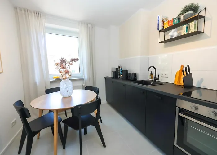 Апартаменты 80qm Luxurioese Designerwohnung Im Herzen Bochums Бохум